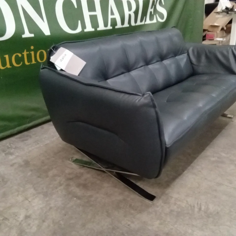 QUALITY DESIGNER ITALIAN MADE SEVILLE LEATHER SOFA