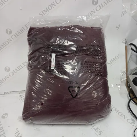 COZEE HOME VELVETSOFT HEATED THROW IN SHIRAZ WINE