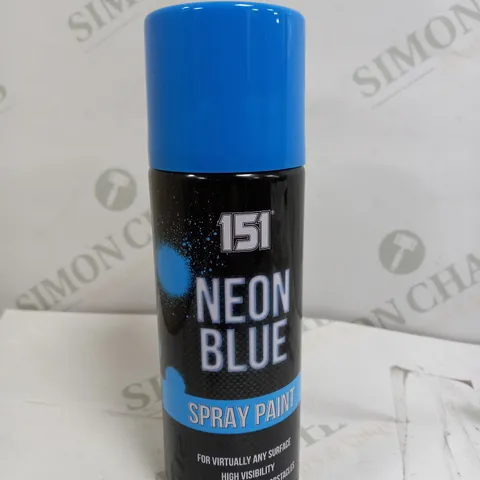 BOX OF 12 X 151 NEON BLUE SPRAY PAINT