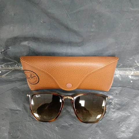 RAY BAN 0RB4451 IRREGULAR SUNGLASSES - BROWN