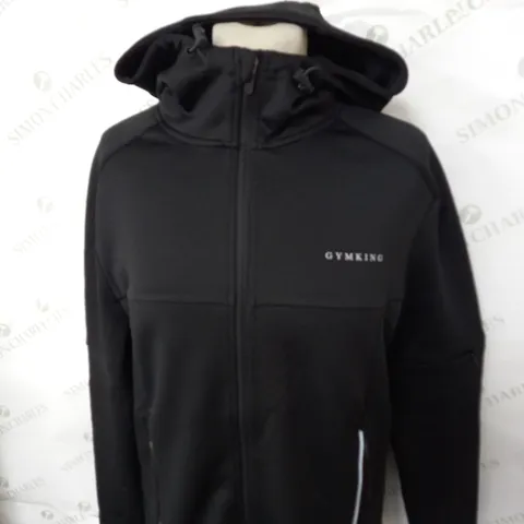GYMKING ZIPPED TECH JACKET SIZE M