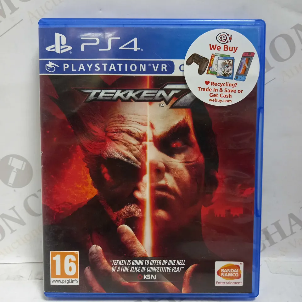 TEKKEN 7 PLAYSTATION 4 GAME