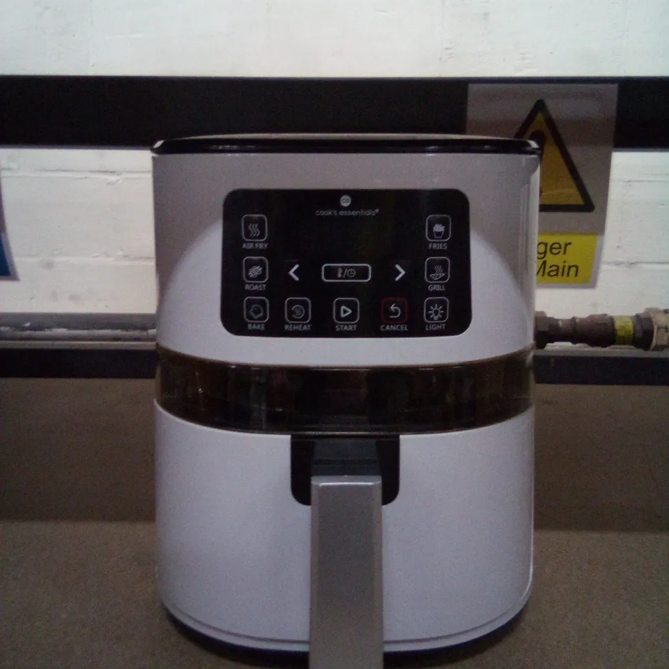 COOKS ESSENTIALS AIR FRYER IN GREY