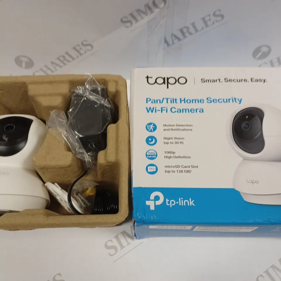 BOXED TAPO PAN/TILT HOME SECURITY WI-FI CAMERA