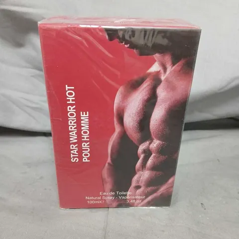 BOXED AND SEALED FINE PERFUMERY STAR WARRIOR HOT POUR HOMME EAU DE TOILETTE 100ML