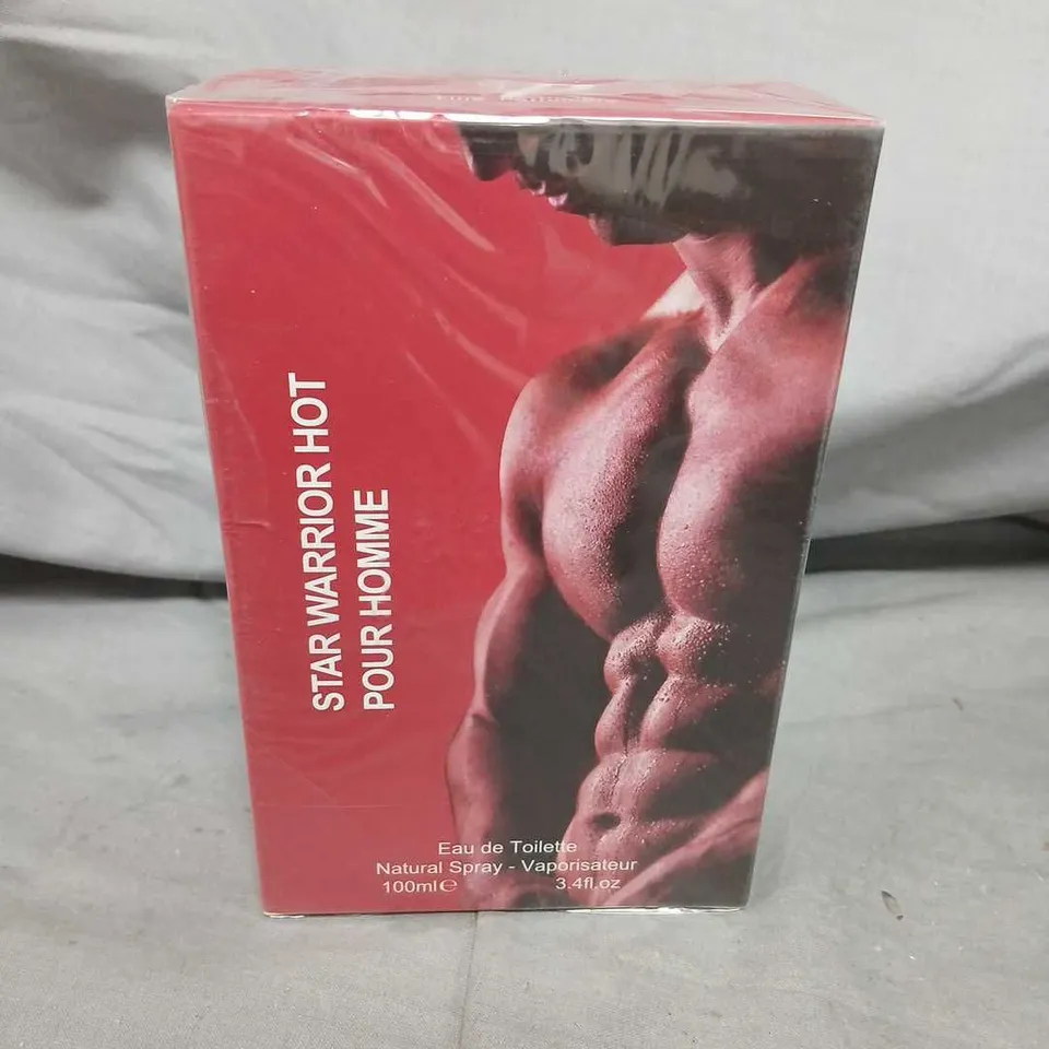 BOXED AND SEALED FINE PERFUMERY STAR WARRIOR HOT POUR HOMME EAU DE TOILETTE 100ML