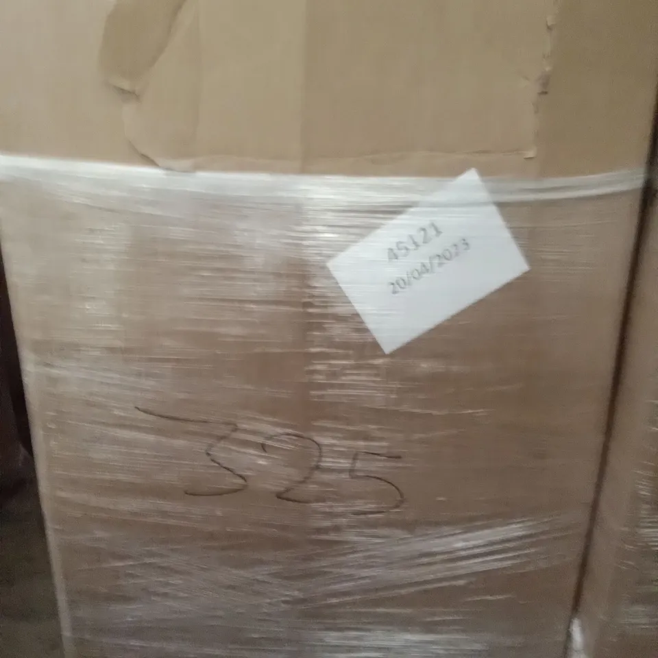 PALLET OF ASSORTED ITEMS INCLUDING GLASS CHOPPING BOARD, STORAGE BOX, SIMPDIY SHOE BOXES, TRIPOD FURNITURE LEGS, CRAFT WOK, SAKURA RICE COOKER 