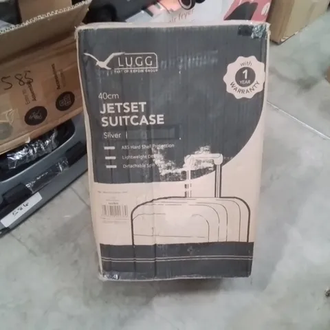 BOXED LUGG - 40CM JETSET SUITCASE SLIVER