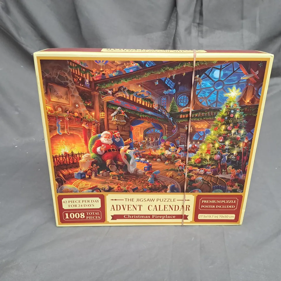 THE JIGSAW PUZZLE - ADVENT CALENDAR - CHRISTMAS FIREPLACE