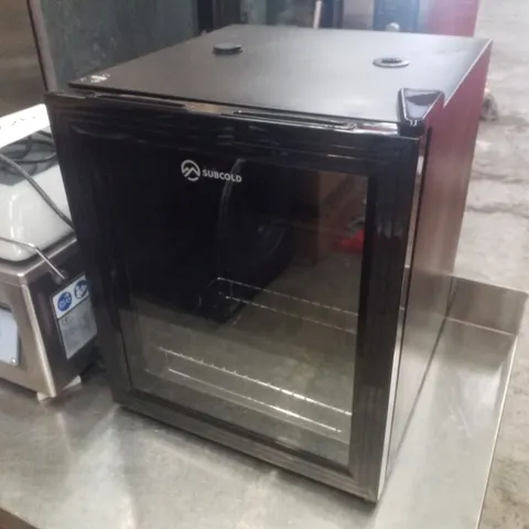 SUBCOLD SUPER 50UCC TABLE TOP DISPLAY FRIDGE