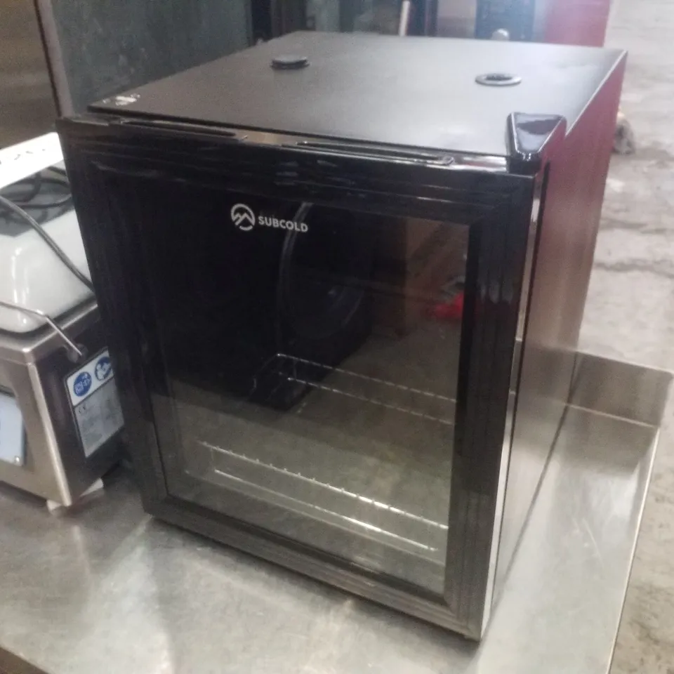 SUBCOLD SUPER 50UCC TABLE TOP DISPLAY FRIDGE