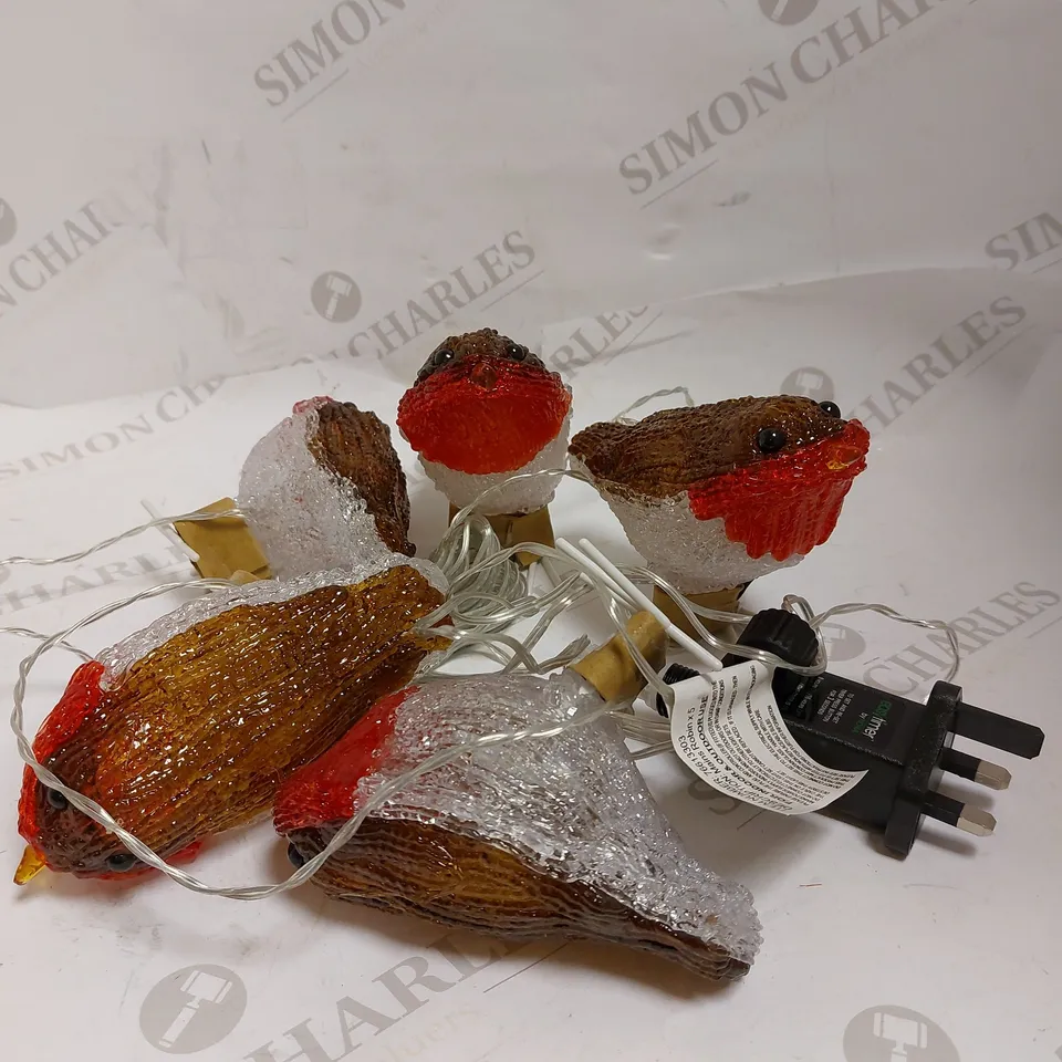 JOHN LEWIS ICE WHITE LED ROBINS 