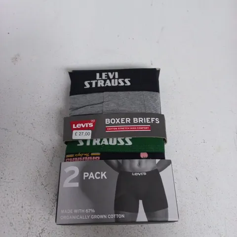 LEVI'S BOXER BRIEFS – 2 PACK – SIZE M 