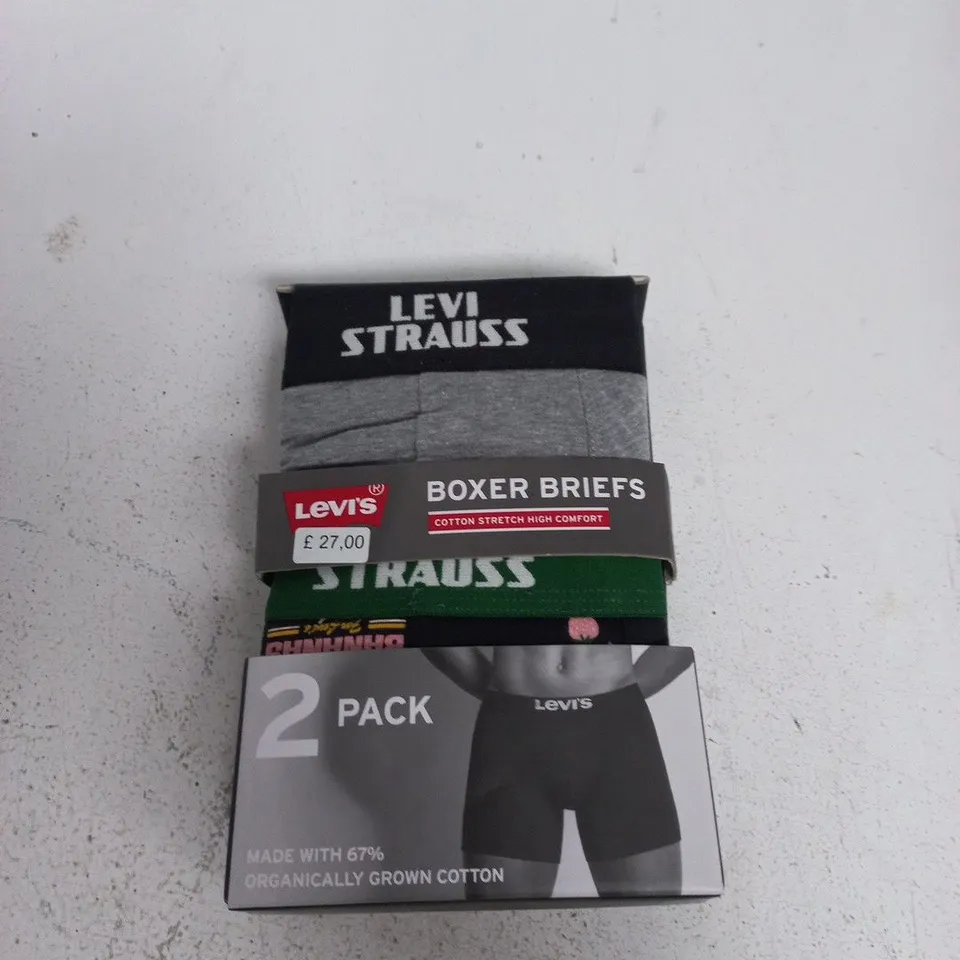 LEVI'S BOXER BRIEFS – 2 PACK – SIZE M