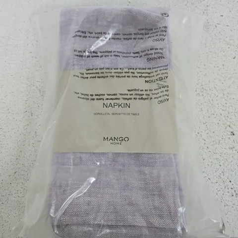 MANGO HOME NAPKIN – LAVENDER, 45X45 CM