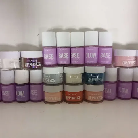 APPROXIMATELY 30 ASSORTED GLAMDRIP NAIL PRODUCTS