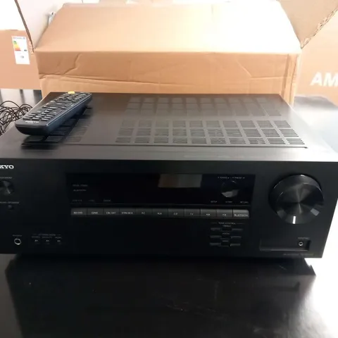 ONKYO TXSR393 BLACK DOLBY ATMOS AND DTS:X HOME CINEMA, SURROUND SOUND, AV RECEIVER