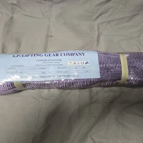 AP LIFTING GEAR COMPANY FLAT WEBBING SLING 