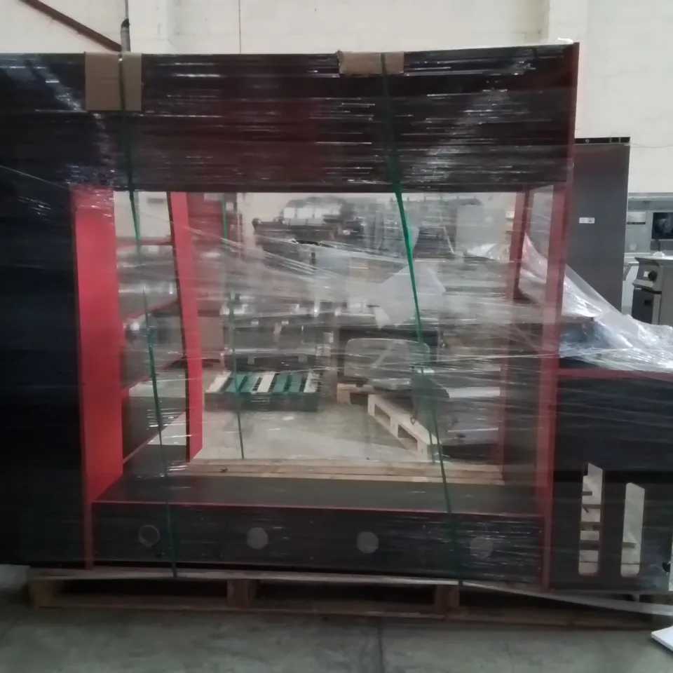 EAGLE 90CM SINGLE GAMING HIGH SLEEPER BLACK AND RED