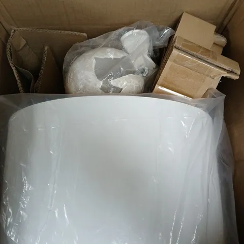 SCULPTURAL MARBLE TABLE LAMP - COLLECTION ONLY