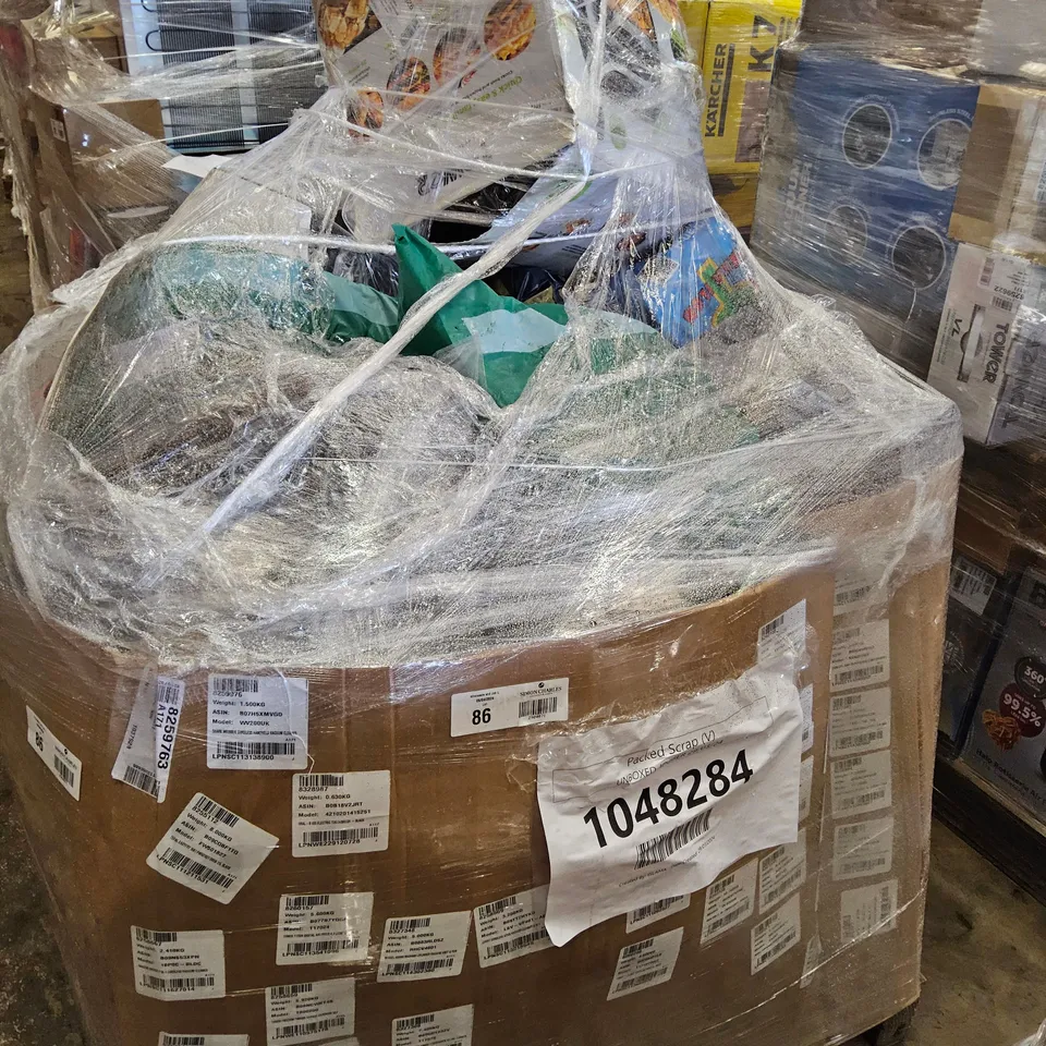 PALLET OF APPROXIMATELY 33 UNPROCESSED RAW RETURN HOUSEHOLD AND ELECTRICAL GOODS TO INCLUDE;