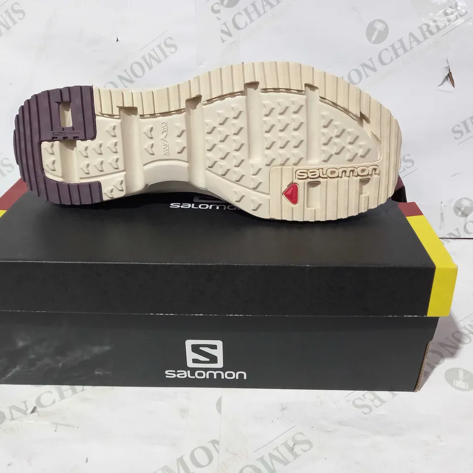 BOXED PAIR OF SALOMON RX SLIDE 3.0 IN BLEACHED SAND COLOUR UK SIZE 11.5