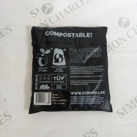 SEALED STEPONE TRUNKS IN BLACK CURRANTS MEDIUM