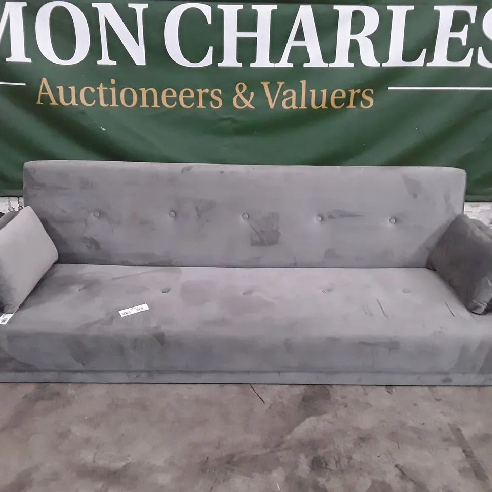 DESIGNER CLIC CLAC SOFA - GREY FABRIC