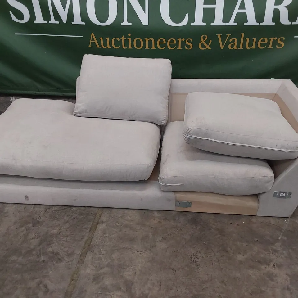 CHAISE SECTION NATURAL FABRIC