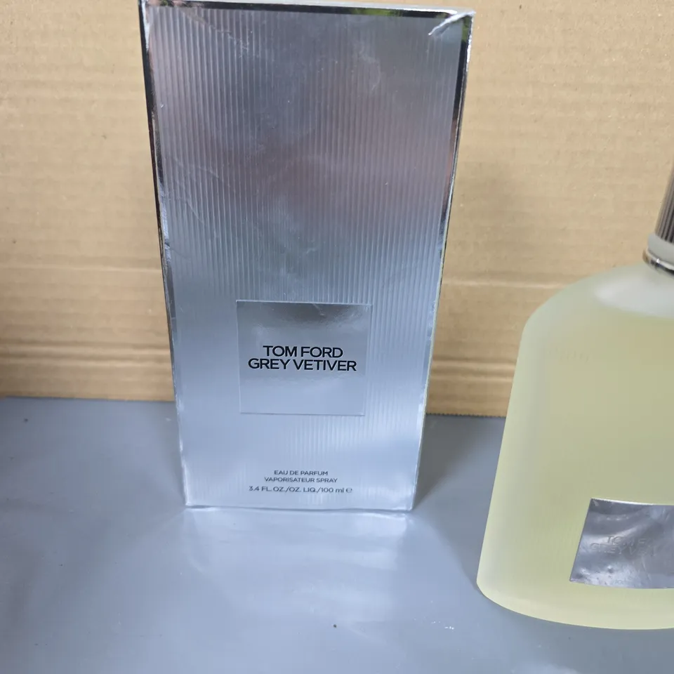 TOM FORD GREY VETIVER EAU DE PARFUM 100 ML – BOXED