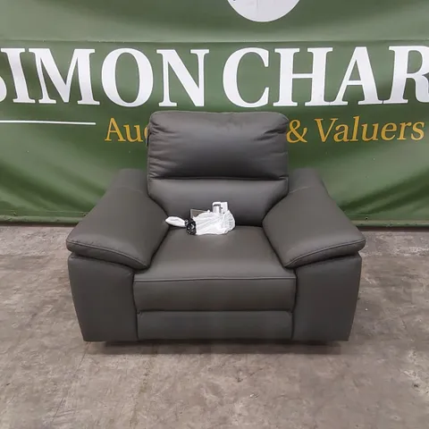 PAVILION LEATHER/FAUX LEATHER POWER RECLINER ARMCHAIR