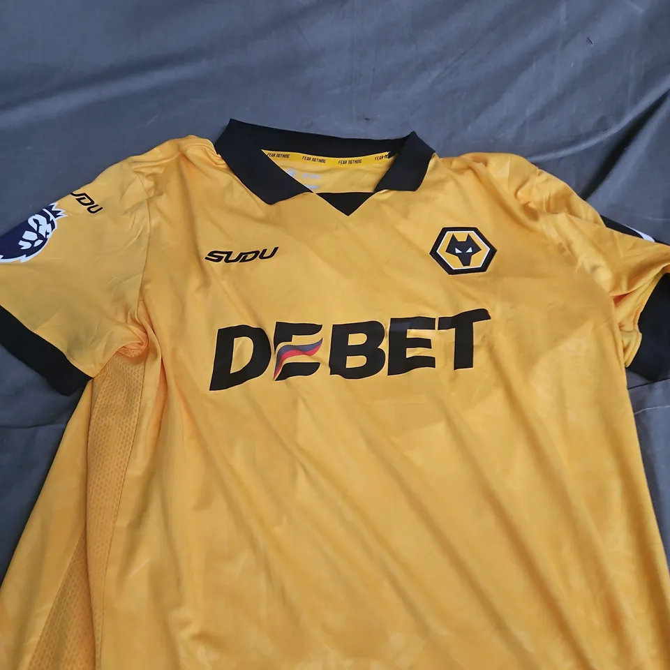 WOLVERHAMPTON WANDERERS PERSONALISED SIGNED JERSEY - WOLFE 6 - L