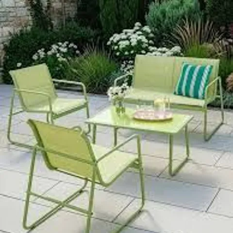 BOXED AMALFI SOFA SET GREEN