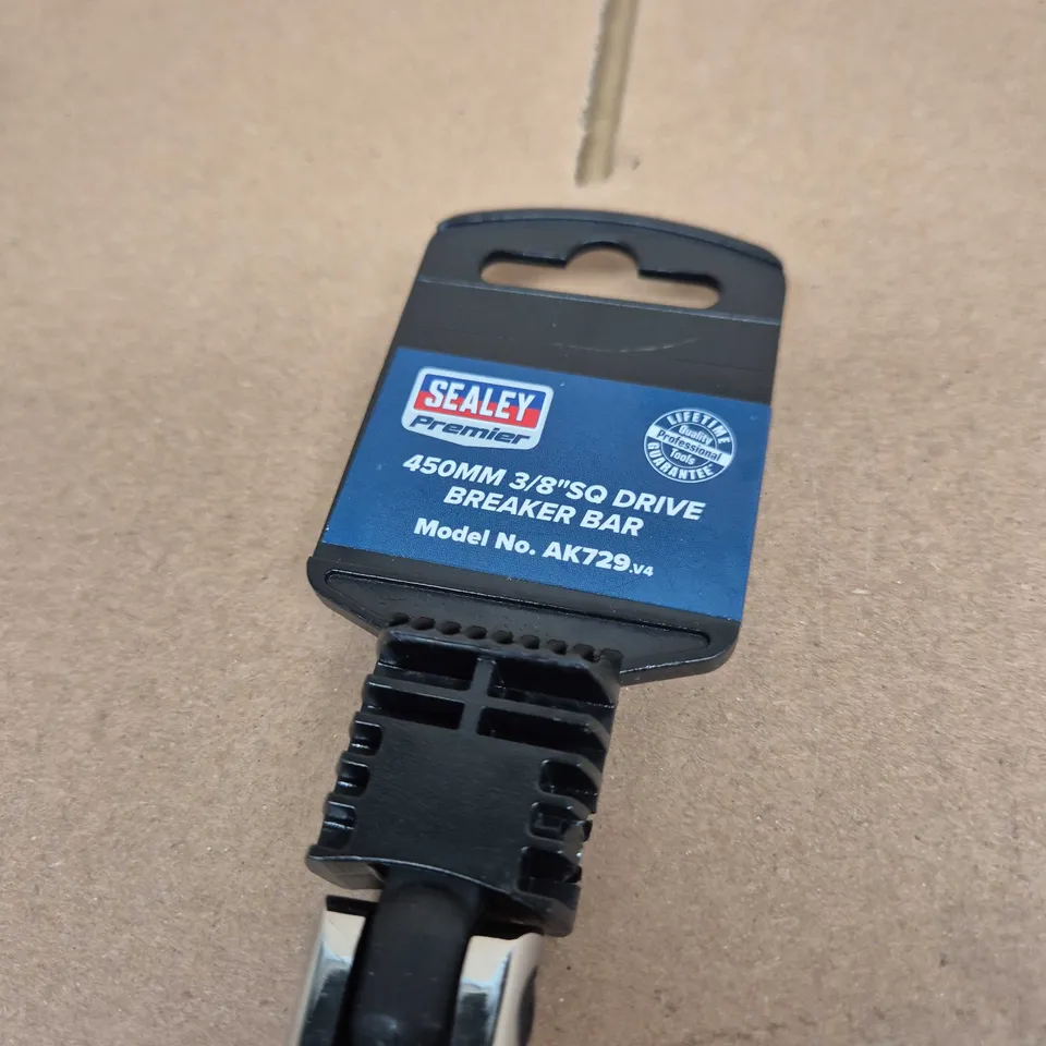 SEALEY PREMIER 450MM 3/8" SQUARE DRIVE BREAKER BAR – MODEL AK729