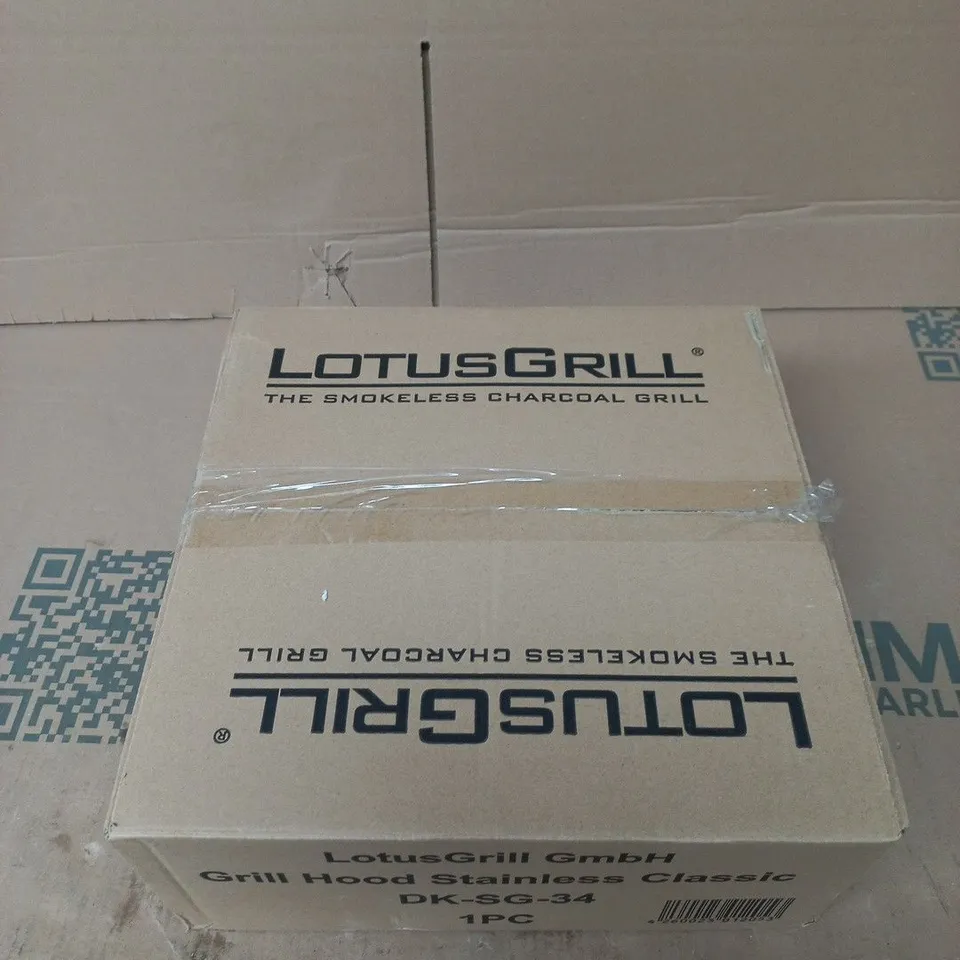 LOTUSGRILL GRILL HOOD STAINLESS CLASSIC – DK-SG-34, 1PC