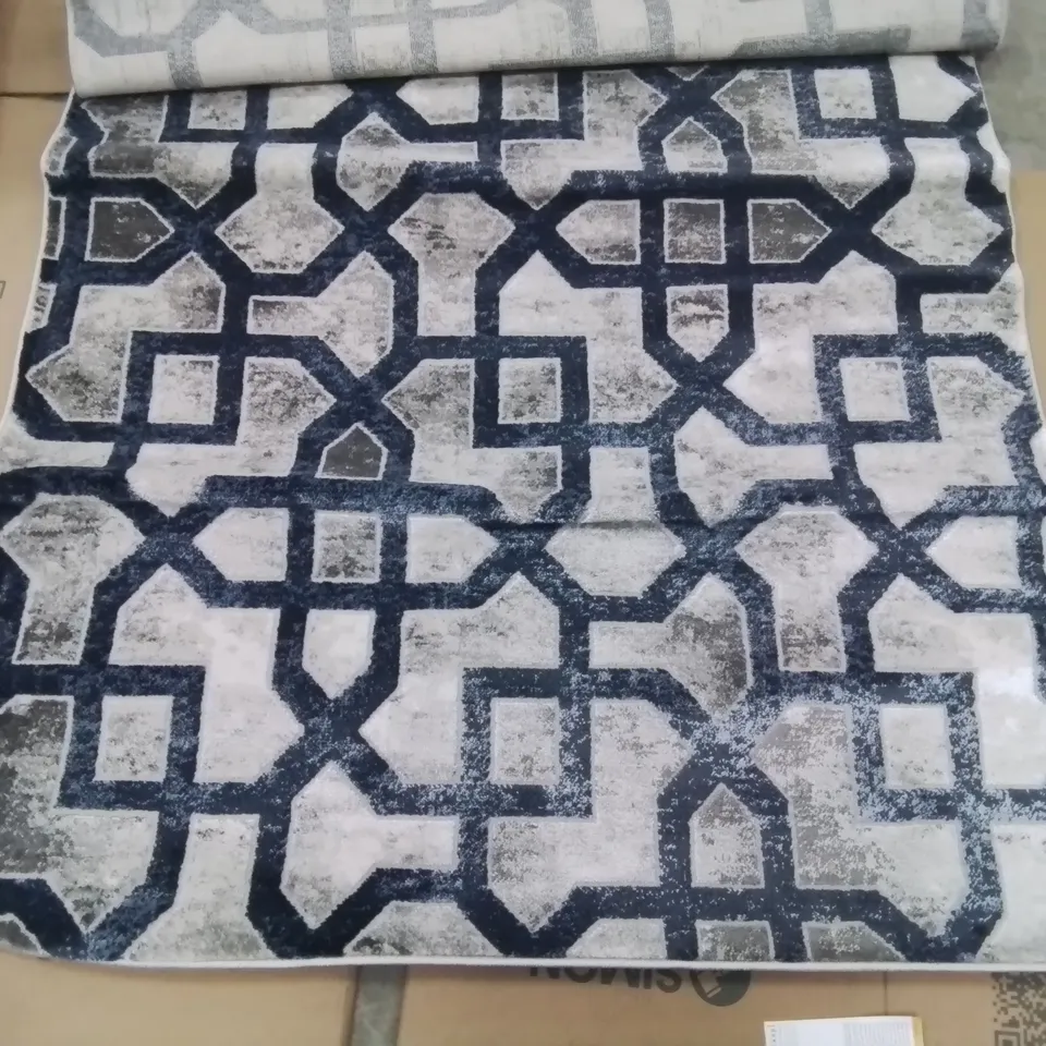 ORIGIN RUG COLLECTION BLUE/GREY 120X170CM RUG