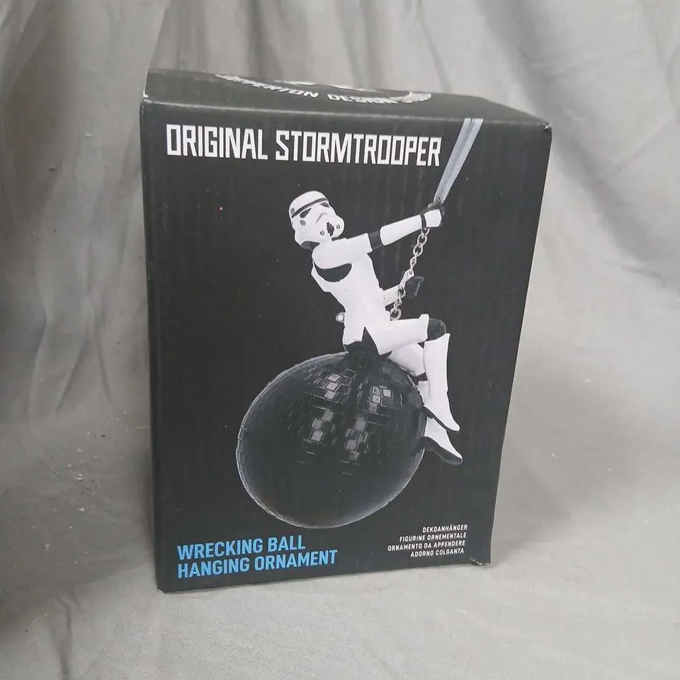 ORIGINAL STORMTROOPER WRECKING BALL HANGING ORNAMENT