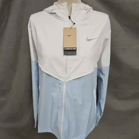 NIKE RUNNING JACKET IN BLUE MIX SIZE L