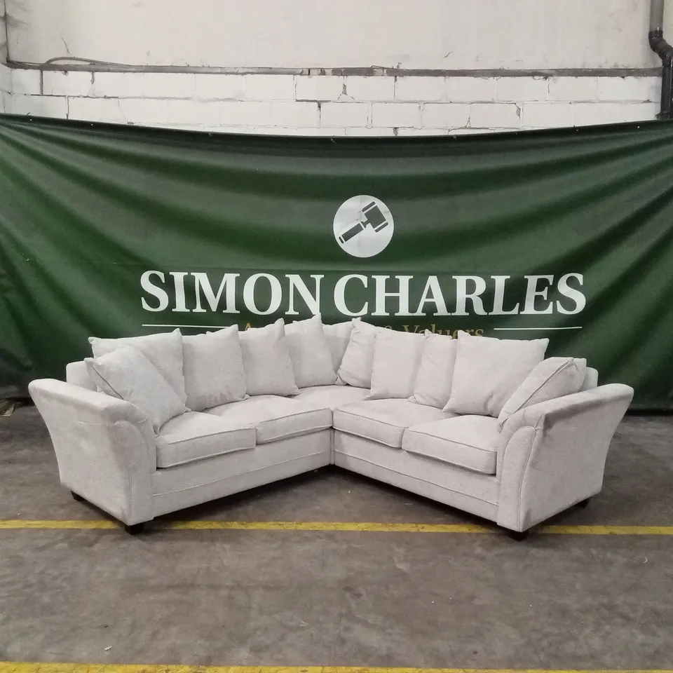 DURY CHUNKY WEAVE SCATTERBACK CORNER GROUP SOFA RRP £1149