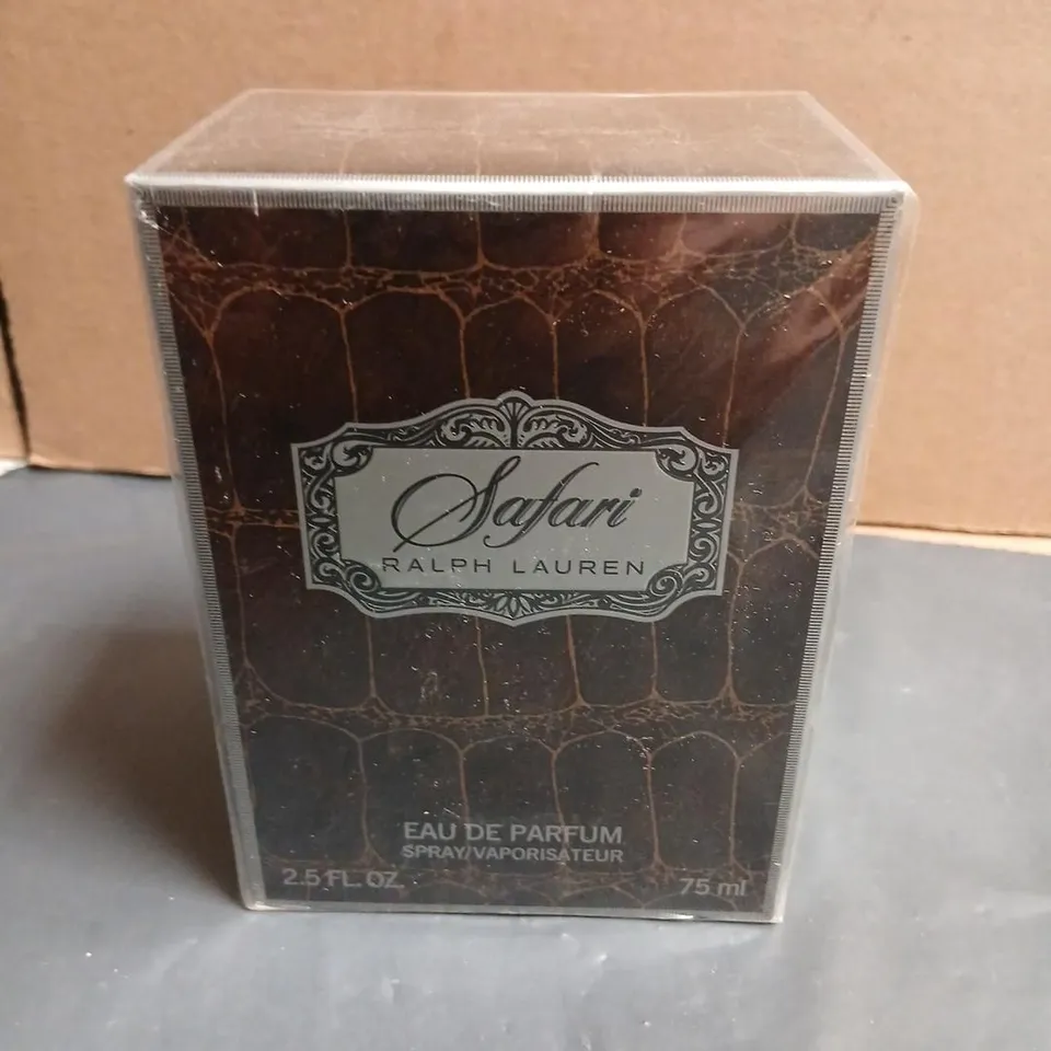 BOXED AND SEALED SAFARI RALPH LAUREN EAU DE PARFUM 75ML