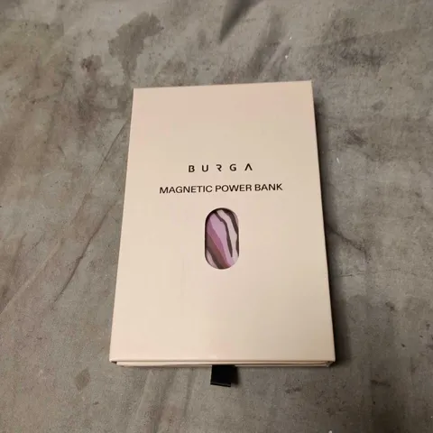 BURGA MAGNETIC POWER BANK – 10,000MAH, 7.5W WIRELESS CHARGING + PD 20W USB-C (BOXED)