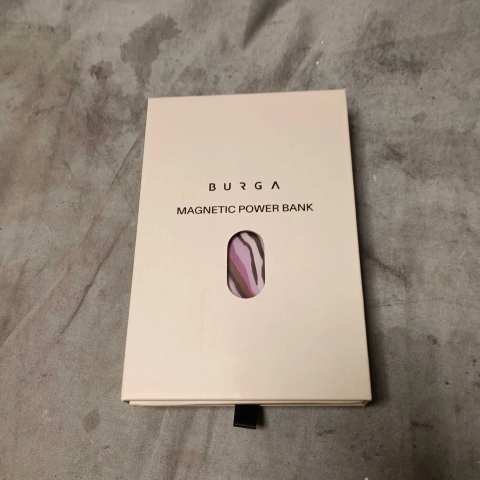 BURGA MAGNETIC POWER BANK – 10,000MAH, 7.5W WIRELESS CHARGING + PD 20W USB-C (BOXED)