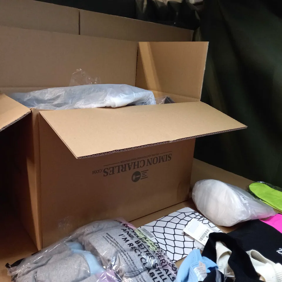 LOT OF APPROX. 15 ASSORTED CLOTHING ACCESSORIES  IN VARYING SIZES/COLOURS/STYLES TO INCLUDE: BRA'S, HAT, BAGS