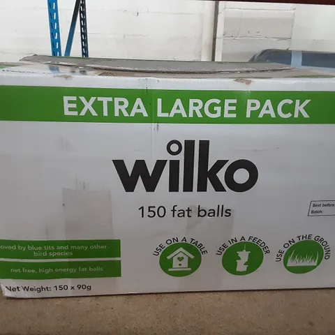 BOX OF WILKO EXTRA LARGE PACK 150 FAT BALLS BIRD FEED