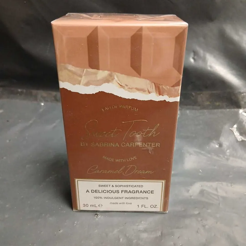 BOXED AND SEALED SWEET TOOTH BY SABRINA CARPENTER CARAMEL DREAM EAU DE PARFUM 30ML