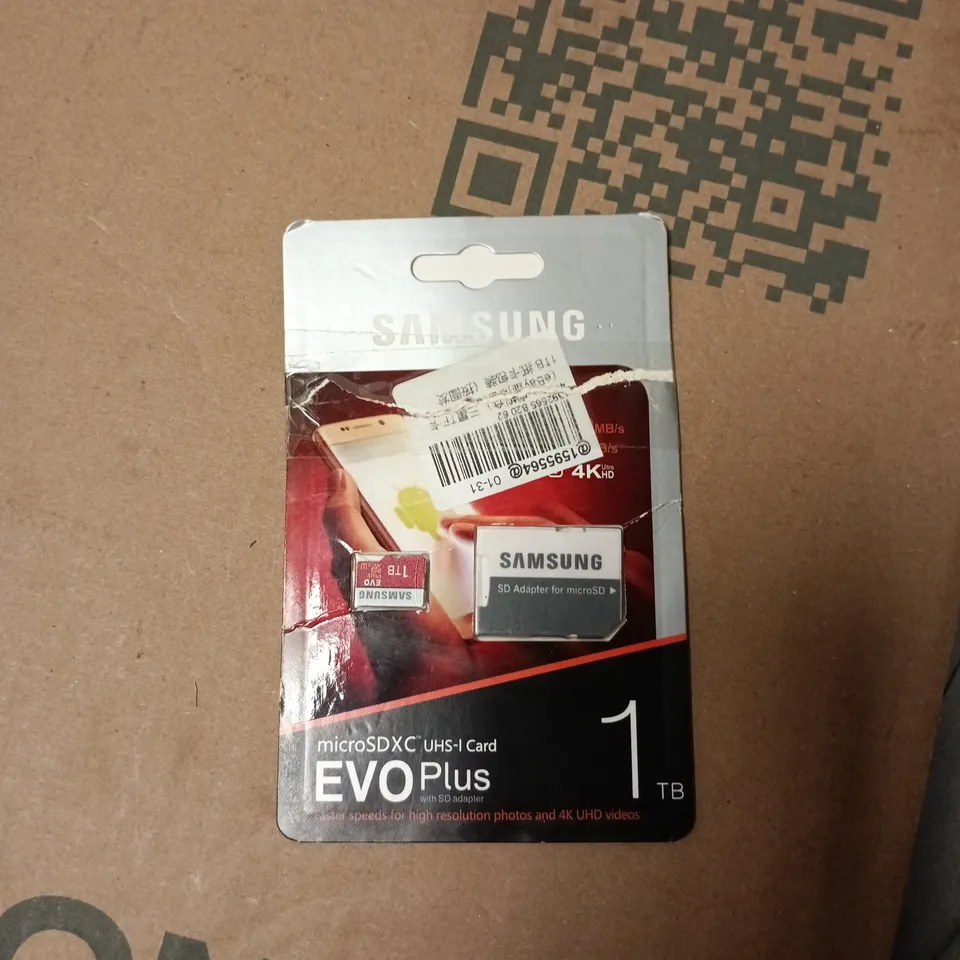 SAMSUNG EVO PLUS 1TB MICROSDXC UHS-I CARD WITH SD ADAPTER
