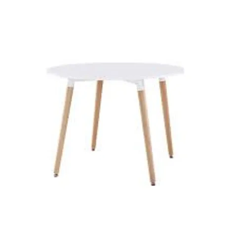 BOXED URBAN ROUND DINING TABLE 1000MM-WHITE