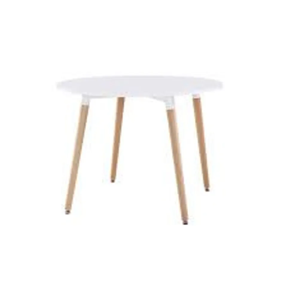 BOXED URBAN ROUND DINING TABLE 1000MM-WHITE