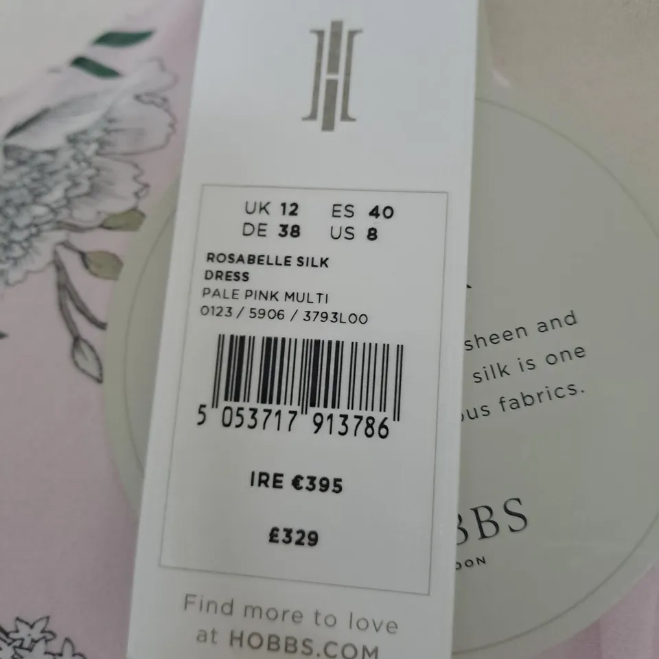 HOBBS ROSABELLE SILK DRESS SIZE 12