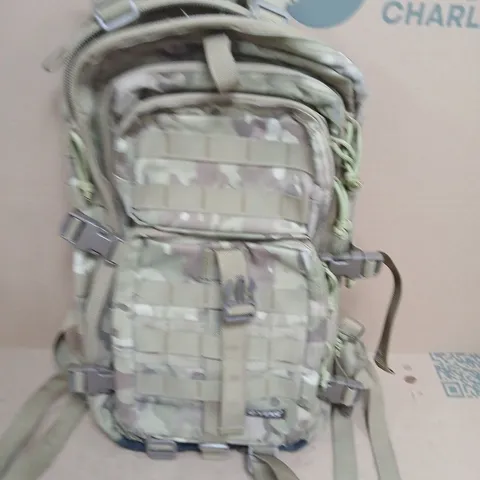 CAMOUFLAGE MOLLE TACTICAL BACKPACK WITH MULTIPLE COMPARTMENTS